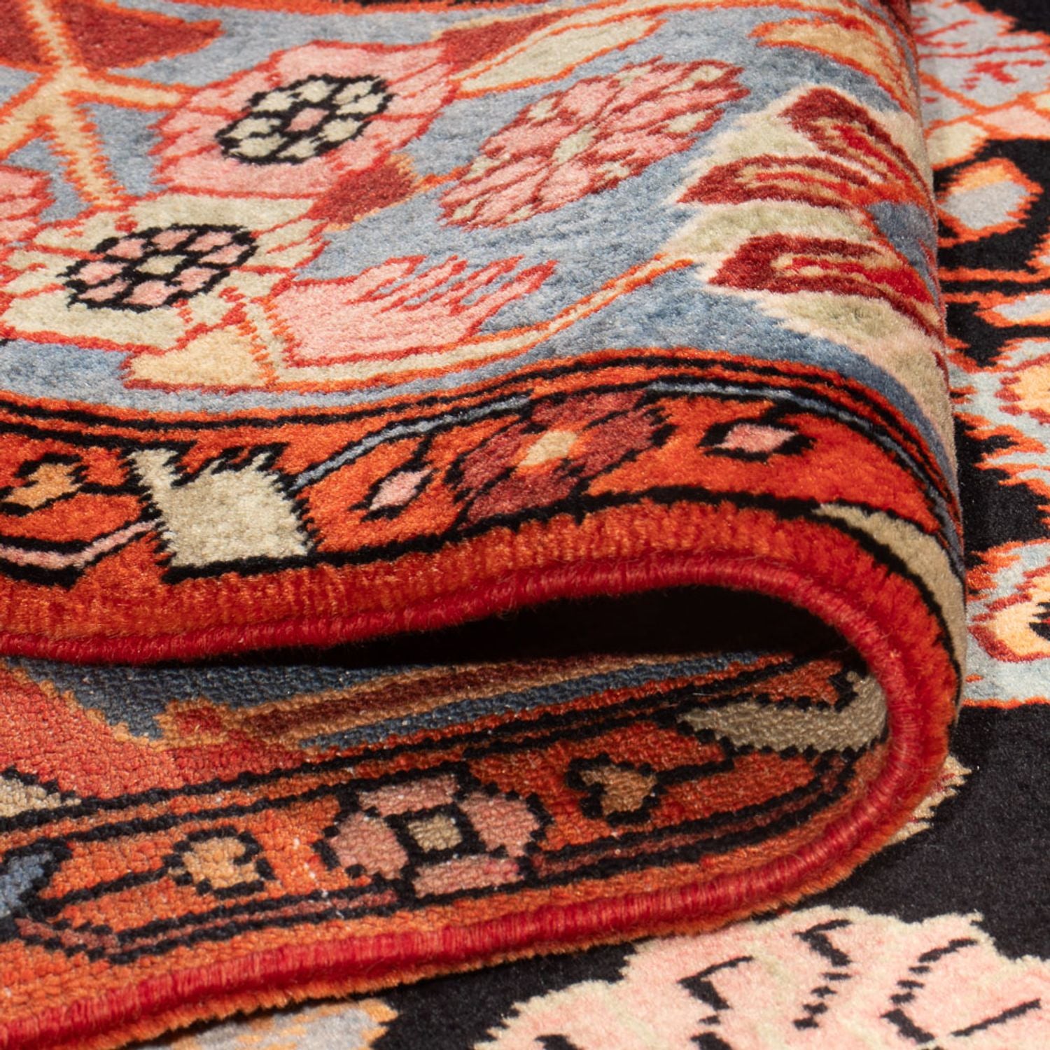 Tapis persan - Nomadic - 230 x 157 cm - rouge clair