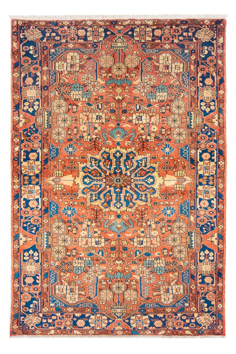 Tapis persan - Nomadic - 240 x 150 cm - rouge clair