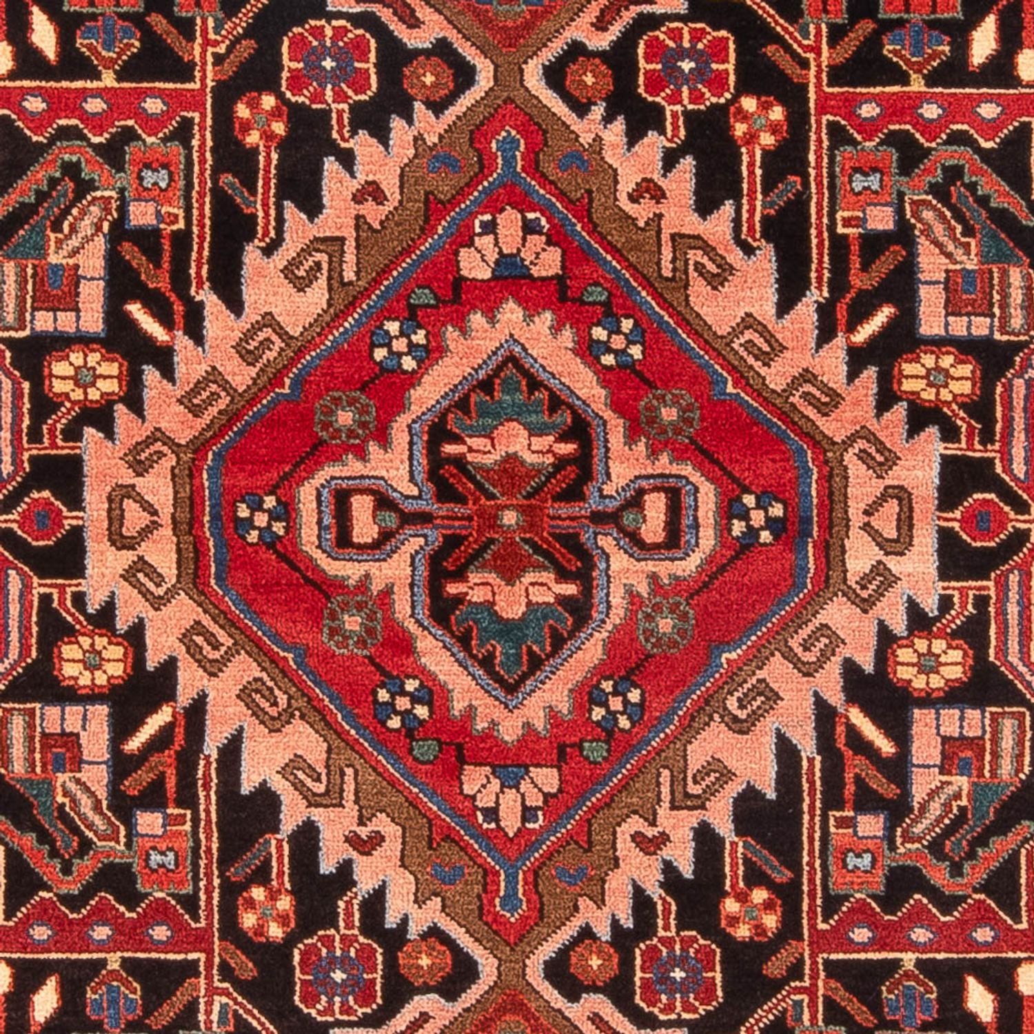 Tapis persan - Nomadic - 235 x 146 cm - rouge
