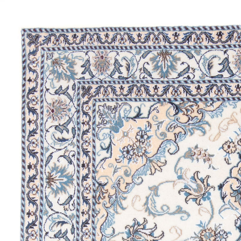 Tapis persan - Nain - Royal - 198 x 147 cm - crème