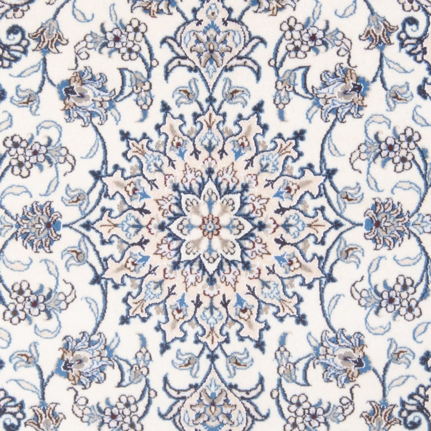 Tapis persan - Nain - Royal - 201 x 148 cm - crème