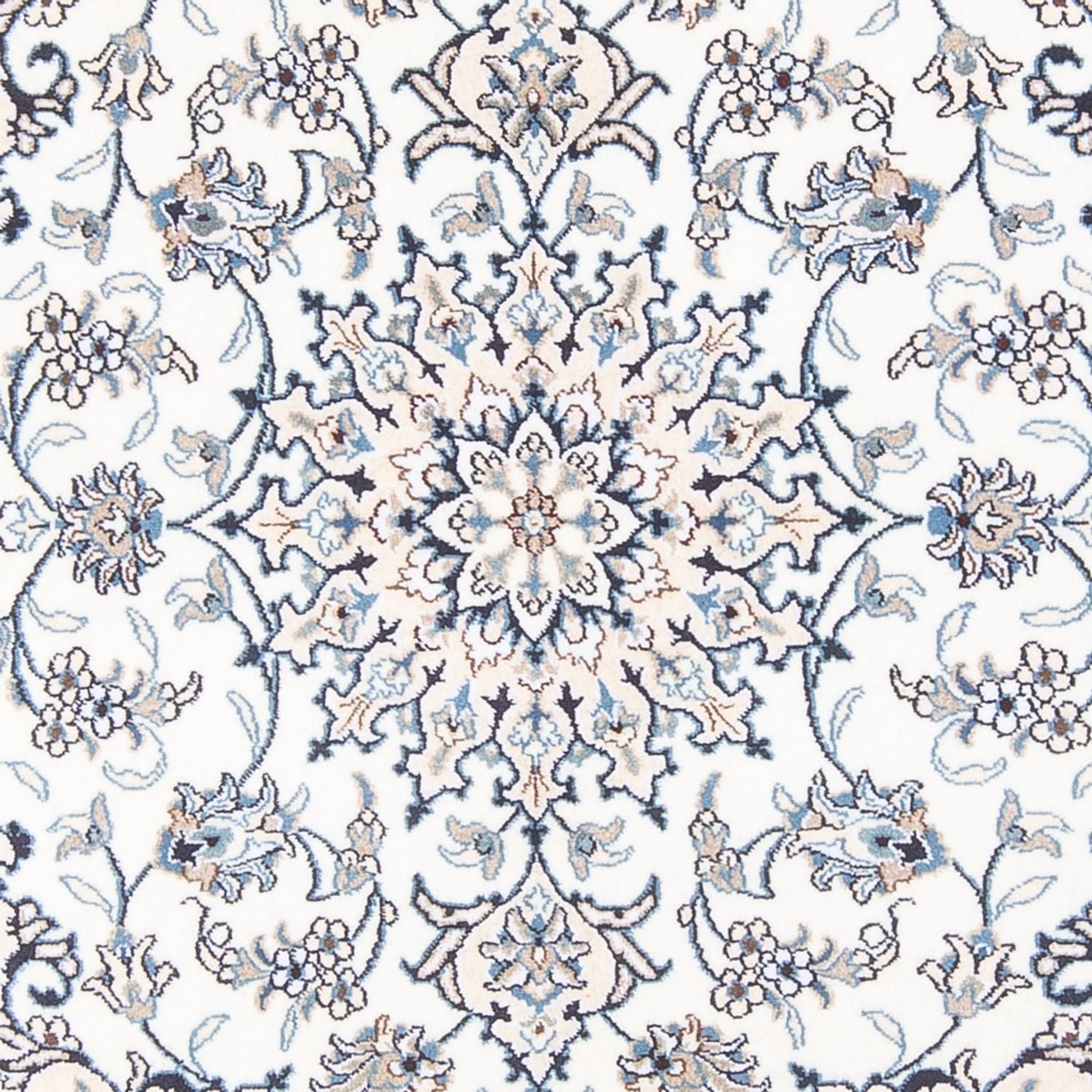 Tapis persan - Nain - Royal - 190 x 148 cm - crème