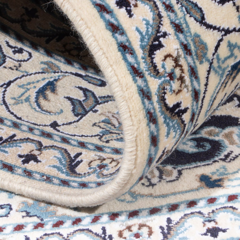 Tapis persan - Nain - Royal - 198 x 147 cm - bleu foncé