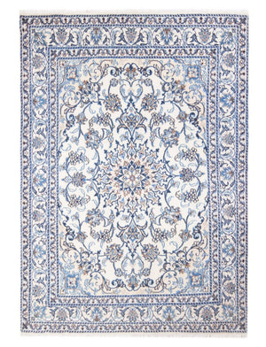 Tapis persan - Nain - Royal - 199 x 145 cm - crème