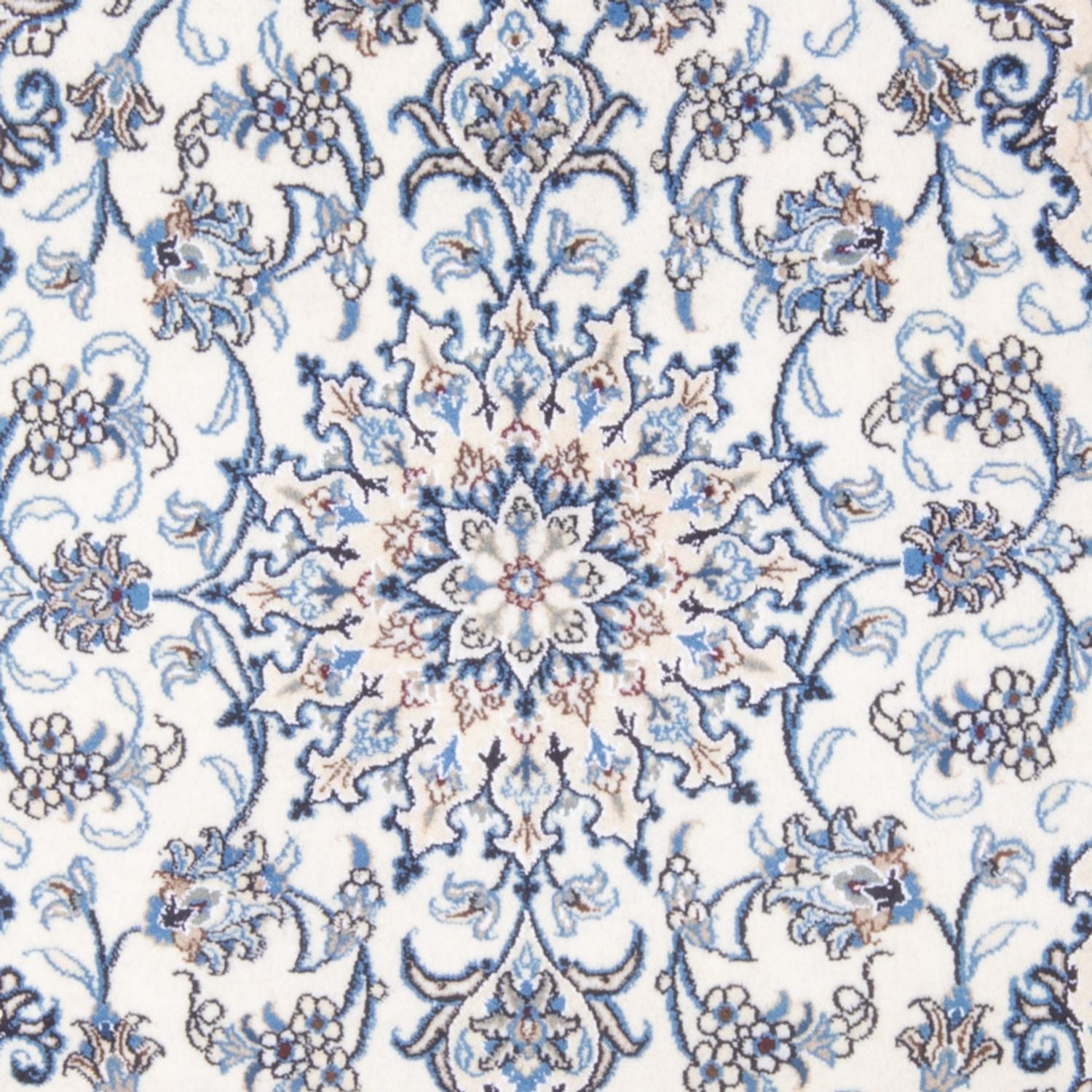Tapis persan - Nain - Royal - 199 x 145 cm - crème