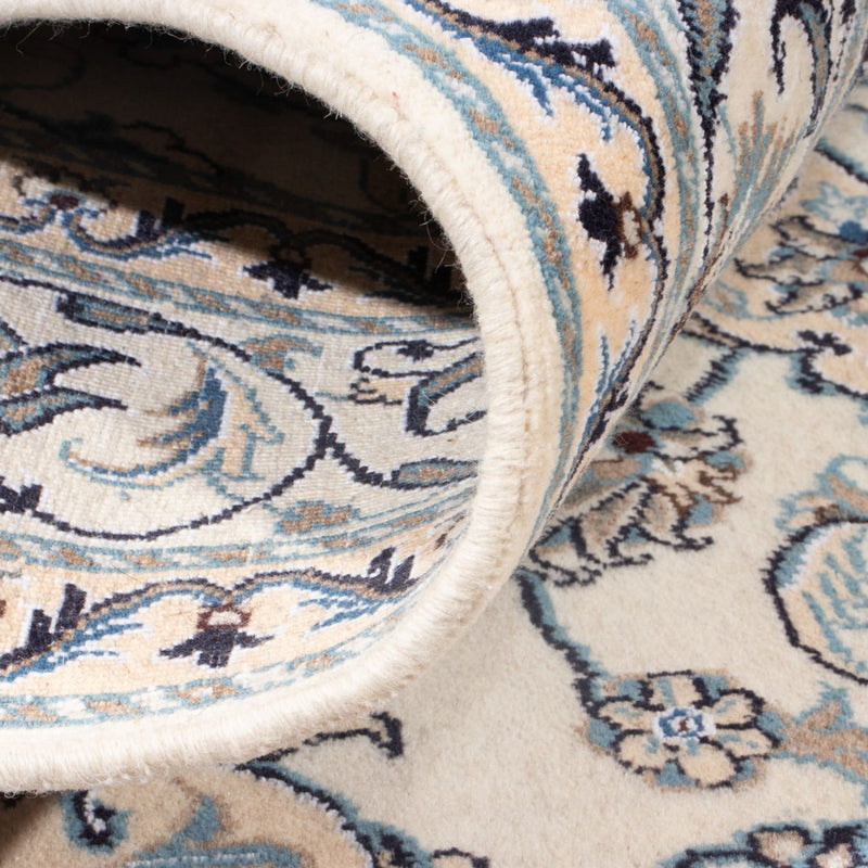 Tapis persan - Nain - Royal - 199 x 145 cm - crème