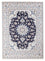 Tapis persan - Nain - Royal - 200 x 145 cm - bleu foncé
