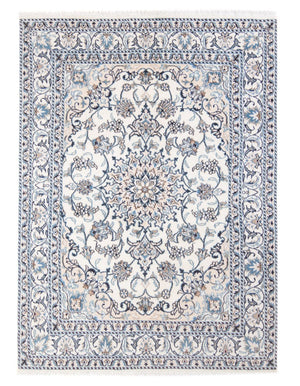 Tapis persan - Nain - Royal - 212 x 146 cm - crème