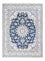 Tapis persan - Nain - Royal - 201 x 146 cm - bleu