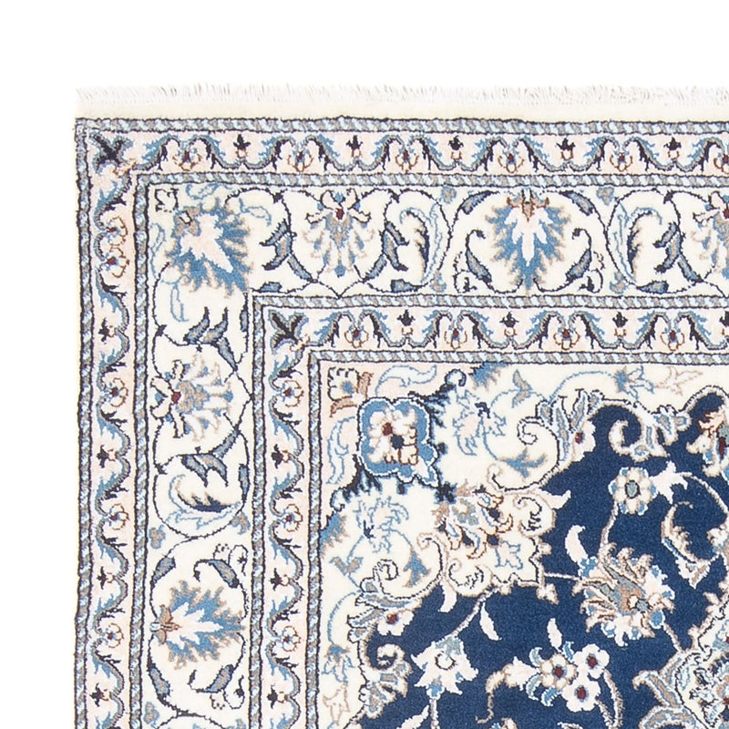 Tapis persan - Nain - Royal - 201 x 146 cm - bleu