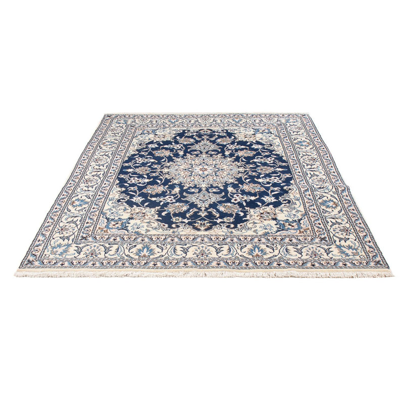 Tapis persan - Nain - Royal - 201 x 146 cm - bleu
