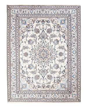 Tapis persan - Nain - Royal - 194 x 143 cm - crème