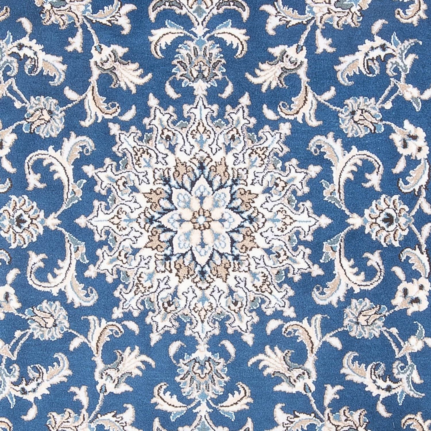 Tapis persan - Nain - Royal - 193 x 148 cm - bleu