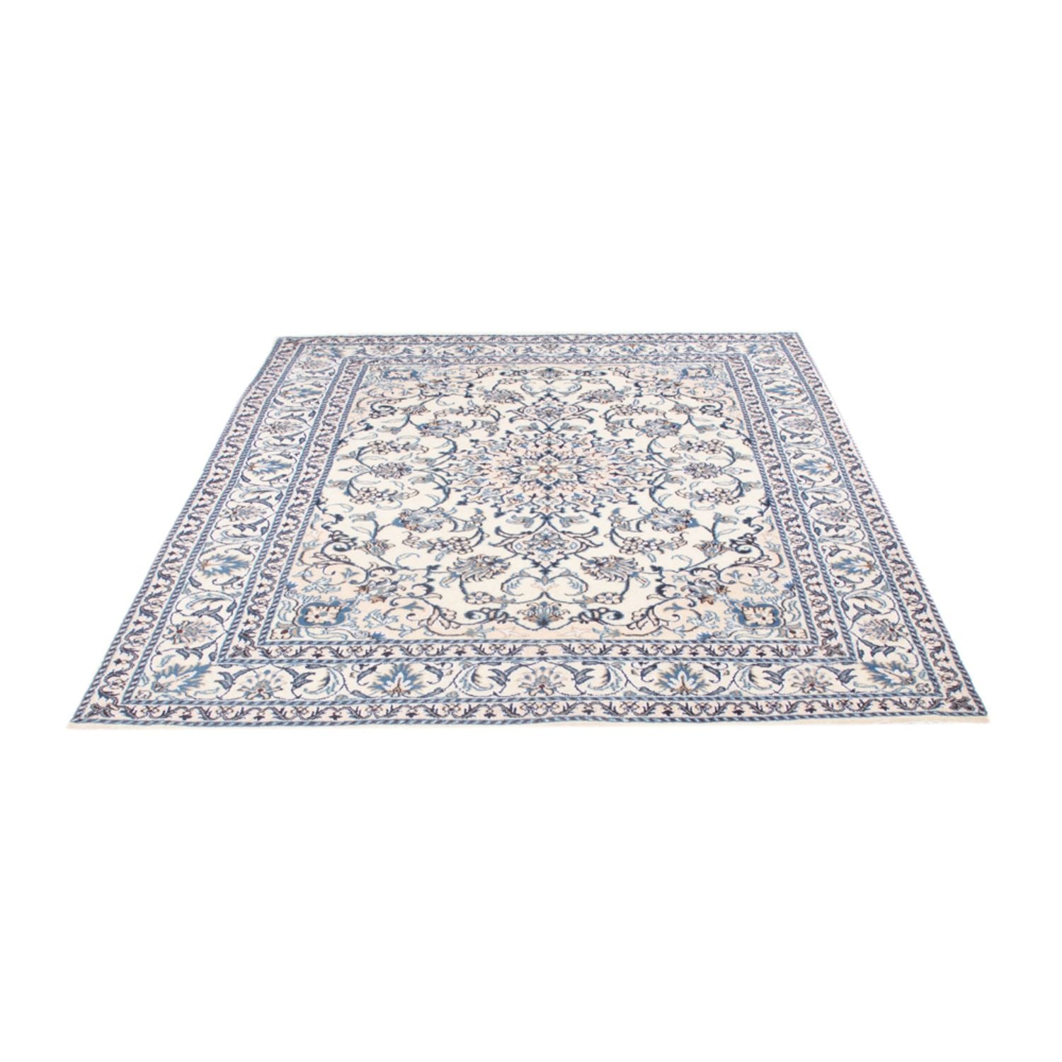Tapis persan - Nain - Royal - 192 x 148 cm - crème