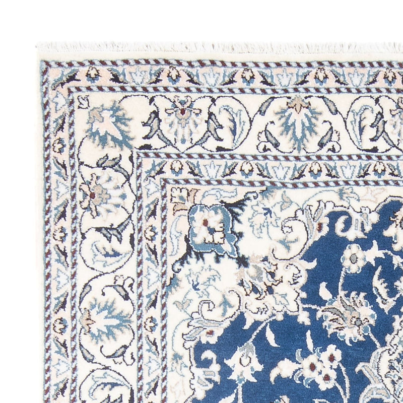 Tapis persan - Nain - Royal - 195 x 148 cm - bleu