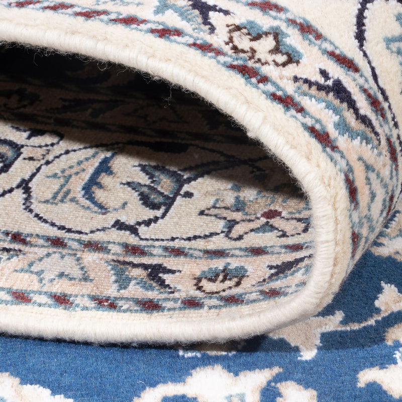 Tapis persan - Nain - Royal - 195 x 148 cm - bleu