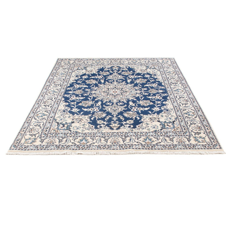 Tapis persan - Nain - Royal - 195 x 148 cm - bleu