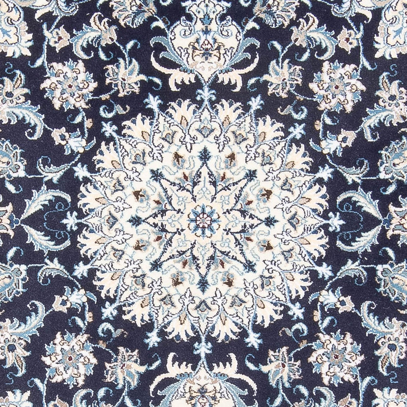 Perserteppich - Nain quadratisch  - 200 x 196 cm - dunkelblau