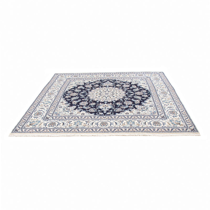 Perserteppich - Nain quadratisch  - 200 x 196 cm - dunkelblau