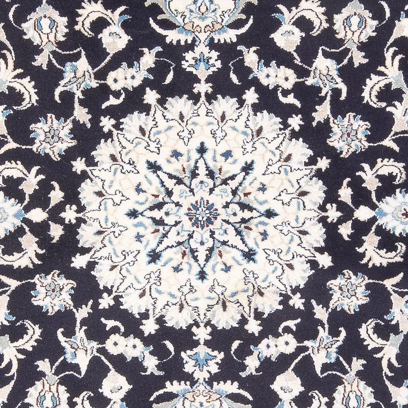 Tapis persan - Nain - 231 x 163 cm - bleu foncé