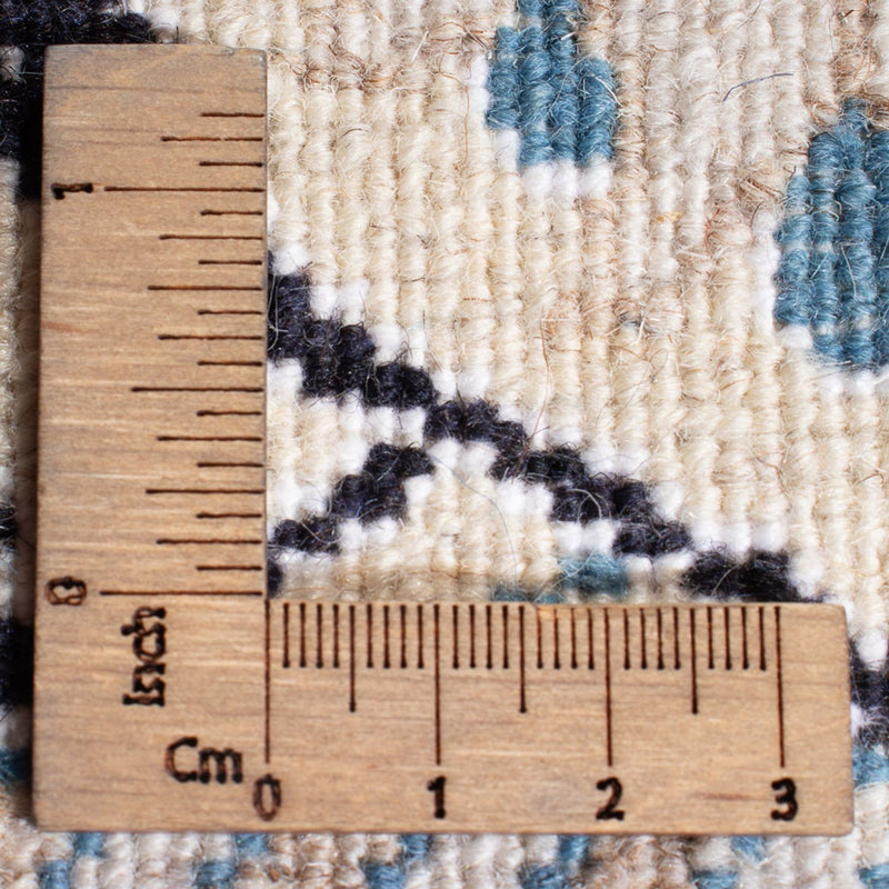 Tapis persan - Nain - 231 x 163 cm - bleu foncé