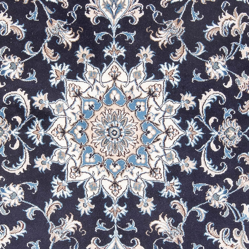 Tapis persan - Nain - 238 x 167 cm - bleu foncé
