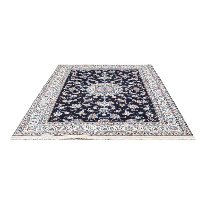 Tapis persan - Nain - 238 x 167 cm - bleu foncé