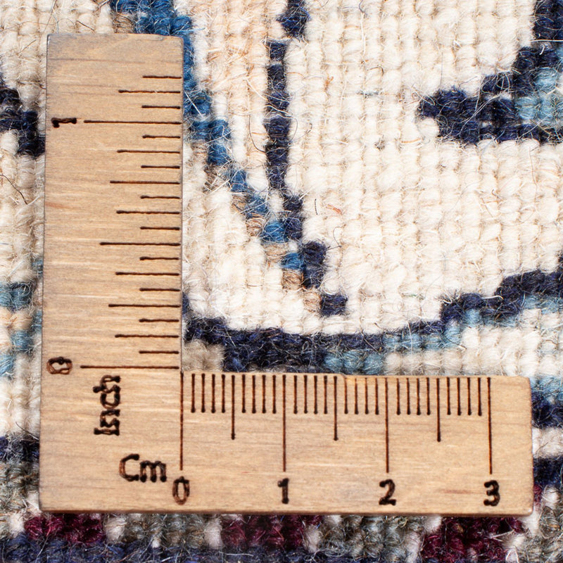 Tapis persan - Nain - 241 x 167 cm - bleu foncé