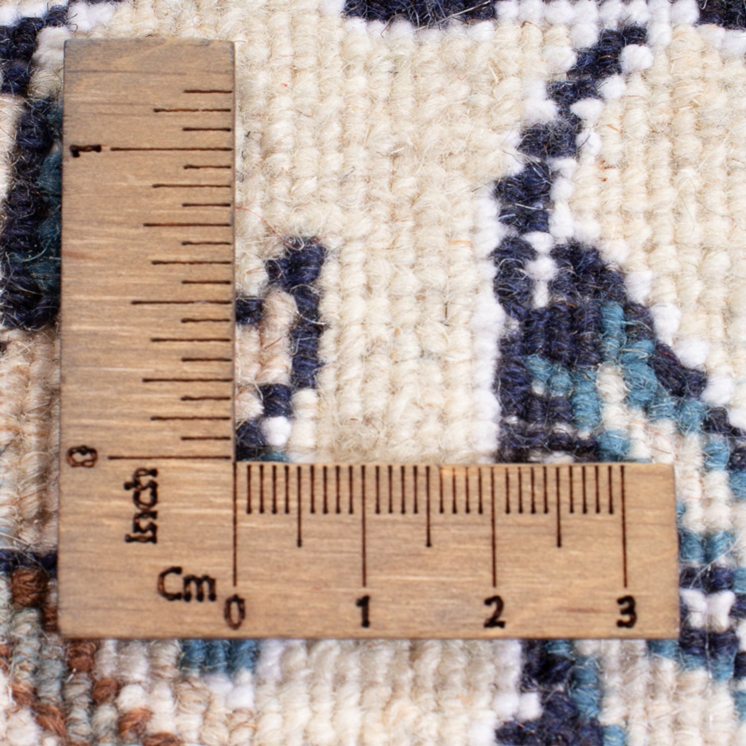 Tapis persan - Nain - 295 x 203 cm - bleu foncé