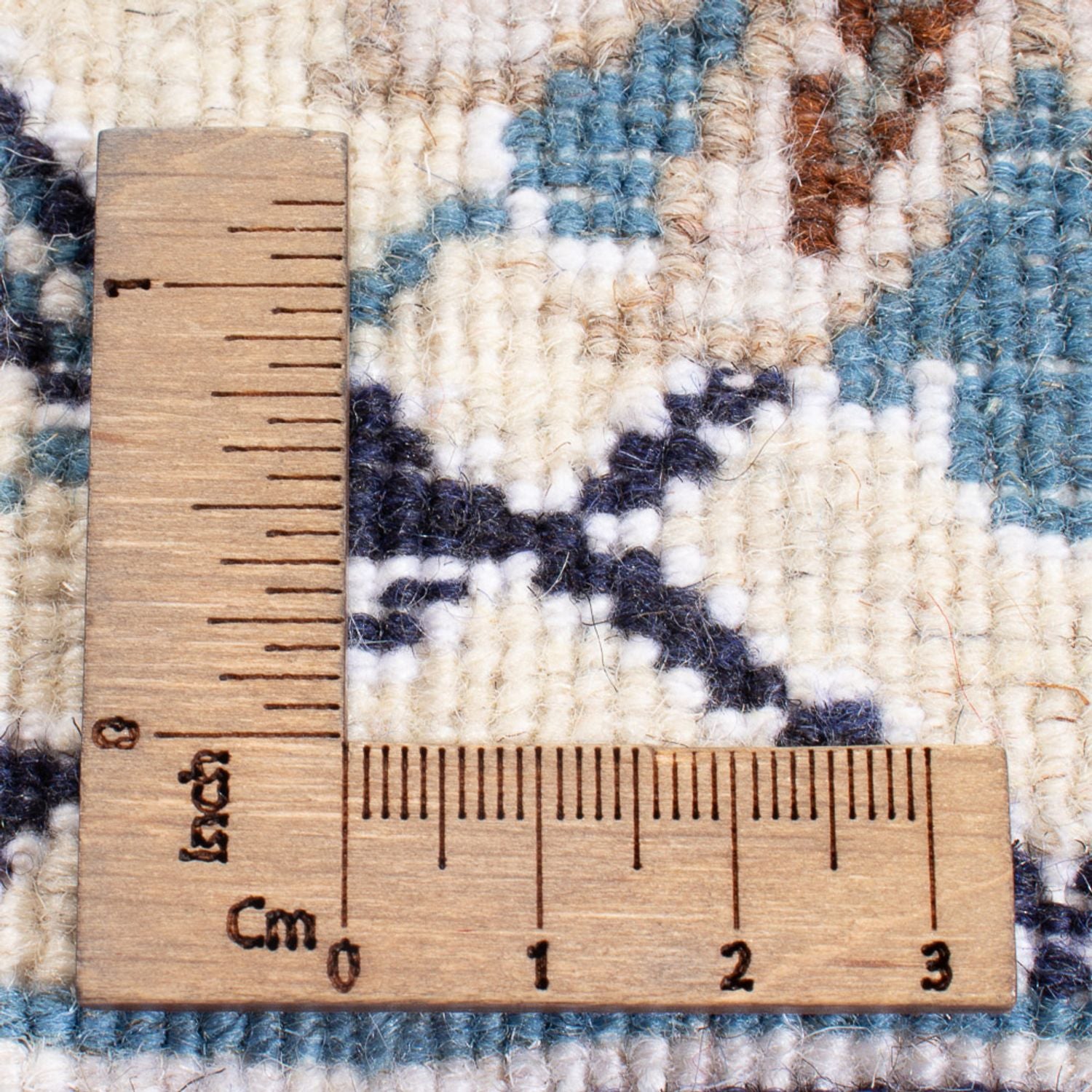 Tapis persan - Nain - 302 x 194 cm - bleu foncé