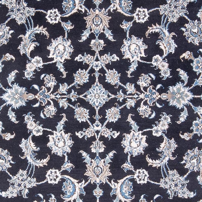 Tapis persan - Nain - 288 x 191 cm - bleu foncé