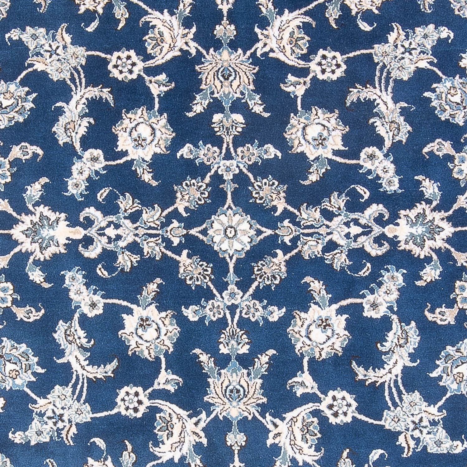 Tapis persan - Nain - 291 x 194 cm - bleu