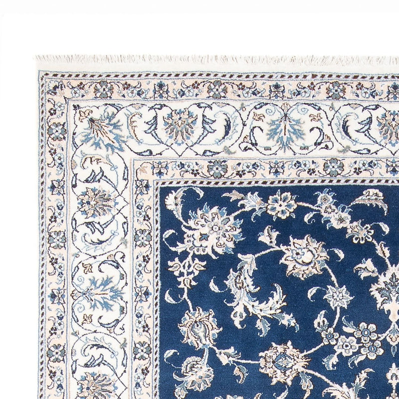 Tapis persan - Nain - 291 x 194 cm - bleu