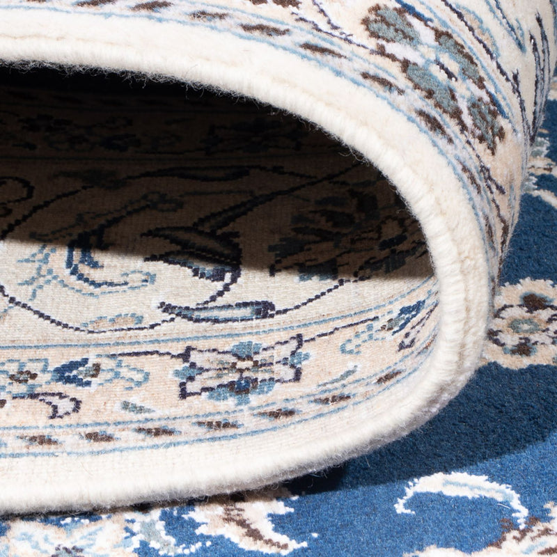 Tapis persan - Nain - 291 x 194 cm - bleu