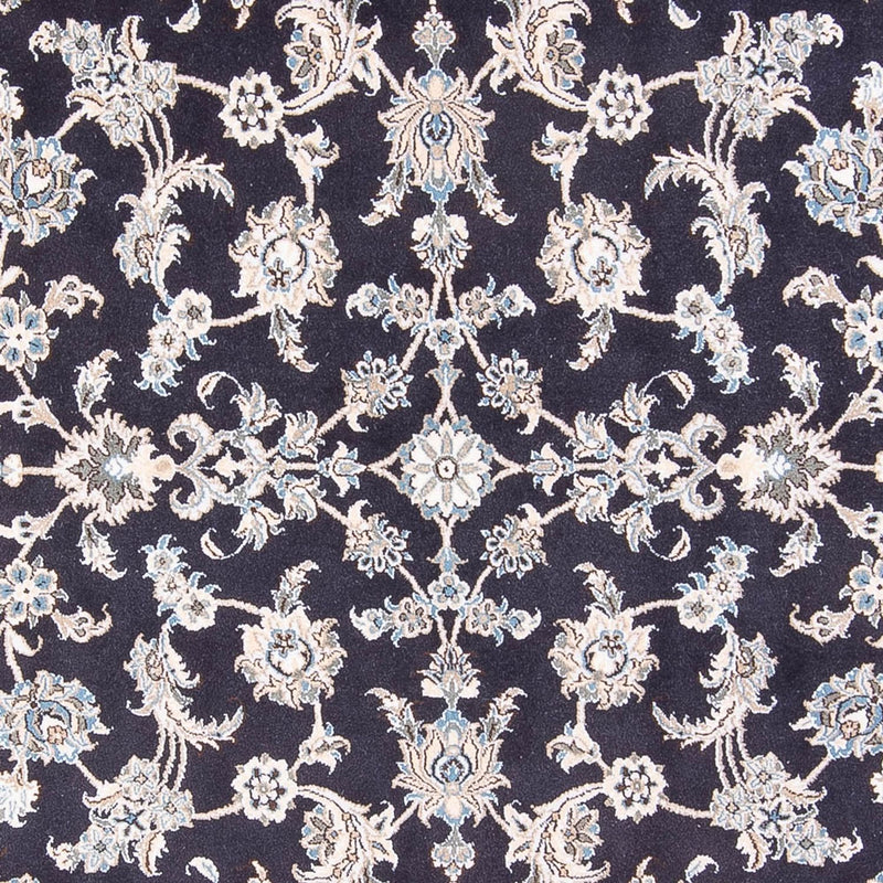 Tapis persan - Nain - 304 x 193 cm - bleu foncé