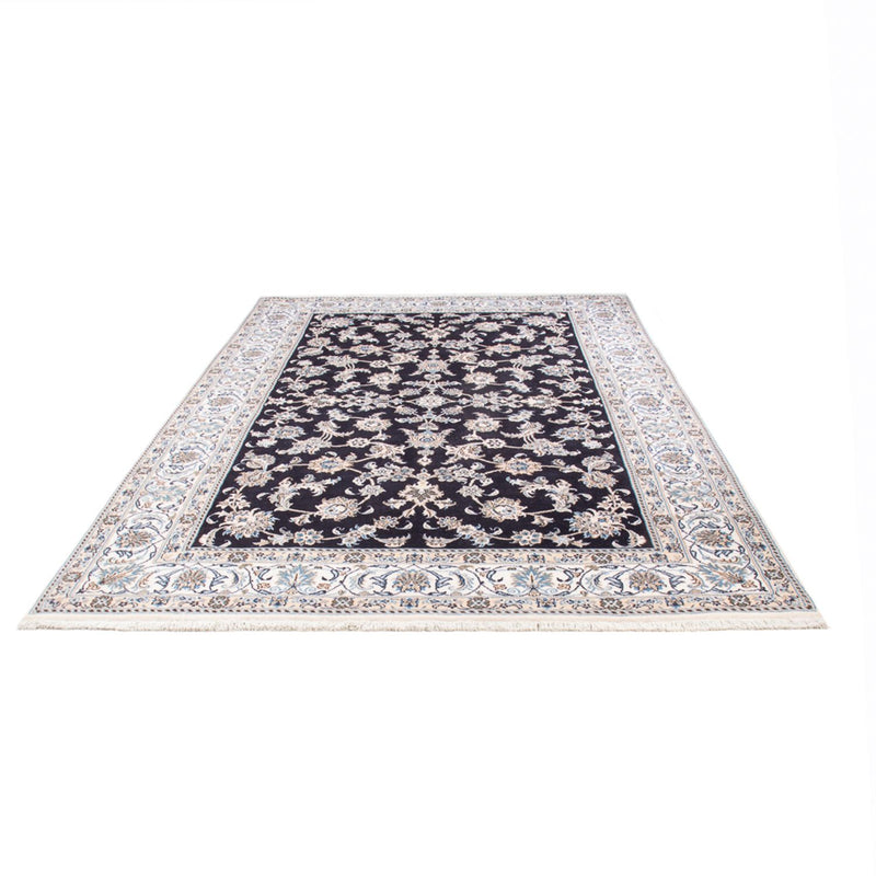 Tapis persan - Nain - 304 x 193 cm - bleu foncé