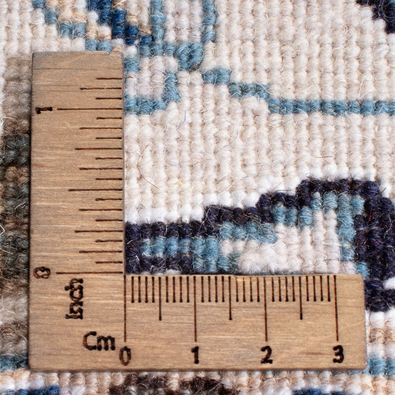 Tapis persan - Nain - 304 x 193 cm - bleu foncé
