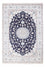 Tapis persan - Nain - 298 x 195 cm - bleu foncé