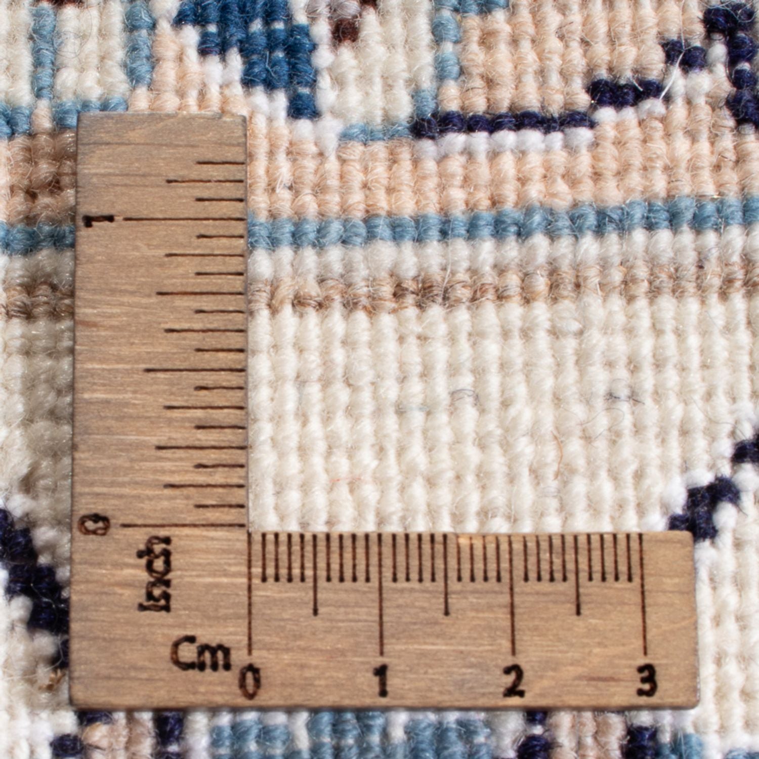 Tapis persan - Nain - 298 x 195 cm - bleu foncé