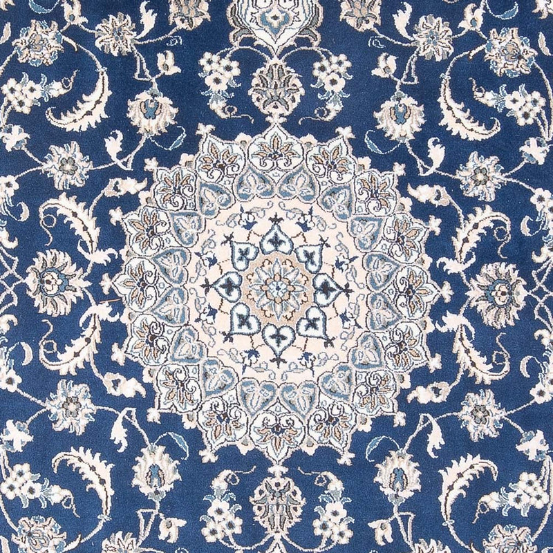 Tapis persan - Nain - 303 x 197 cm - bleu