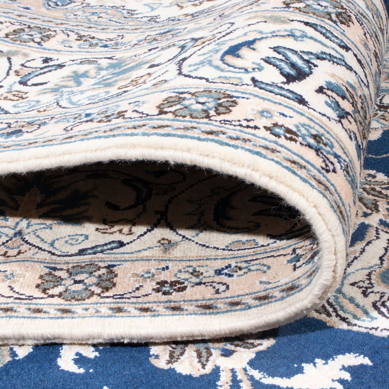 Tapis persan - Nain - 303 x 197 cm - bleu