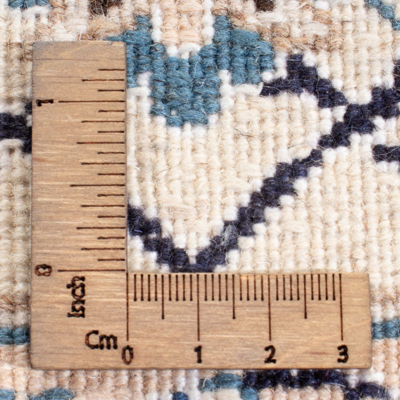 Tapis persan - Nain - 303 x 197 cm - bleu