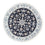 Tapis persan - Nain ronde  - 150 x 150 cm - bleu foncé