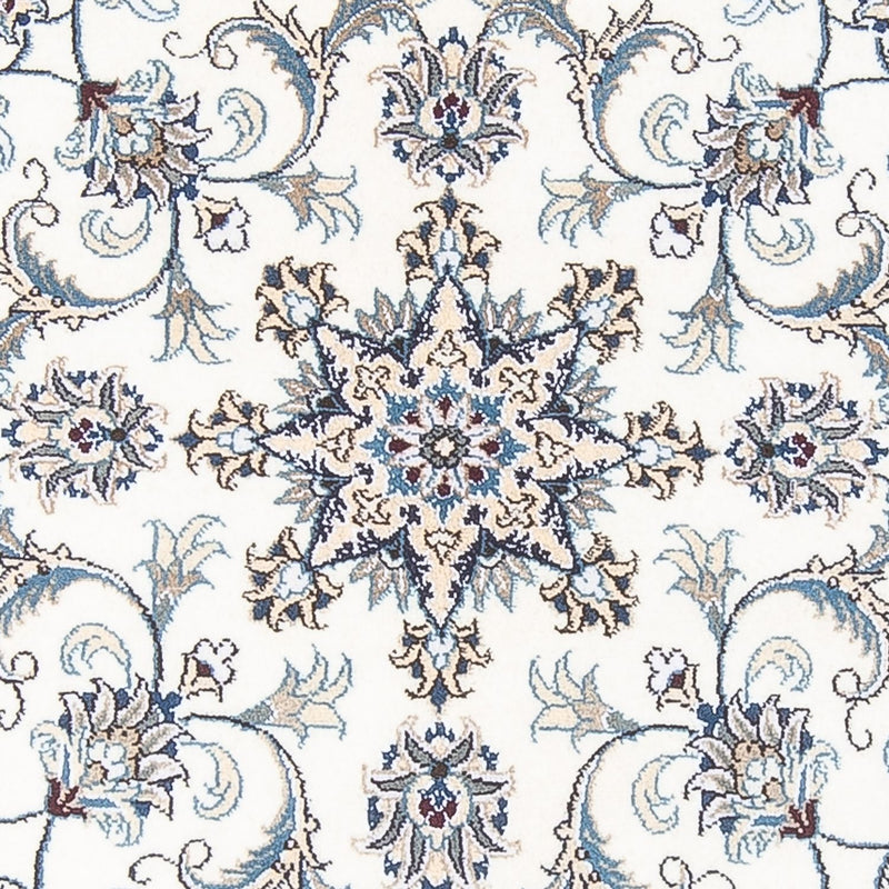 Tapis persan - Nain ronde  - 150 x 150 cm - crème