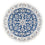 Tapis persan - Nain ronde  - 150 x 150 cm - bleu