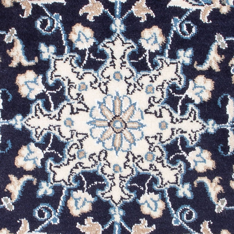 Tapis persan - Nain - Royal - 90 x 60 cm - bleu foncé