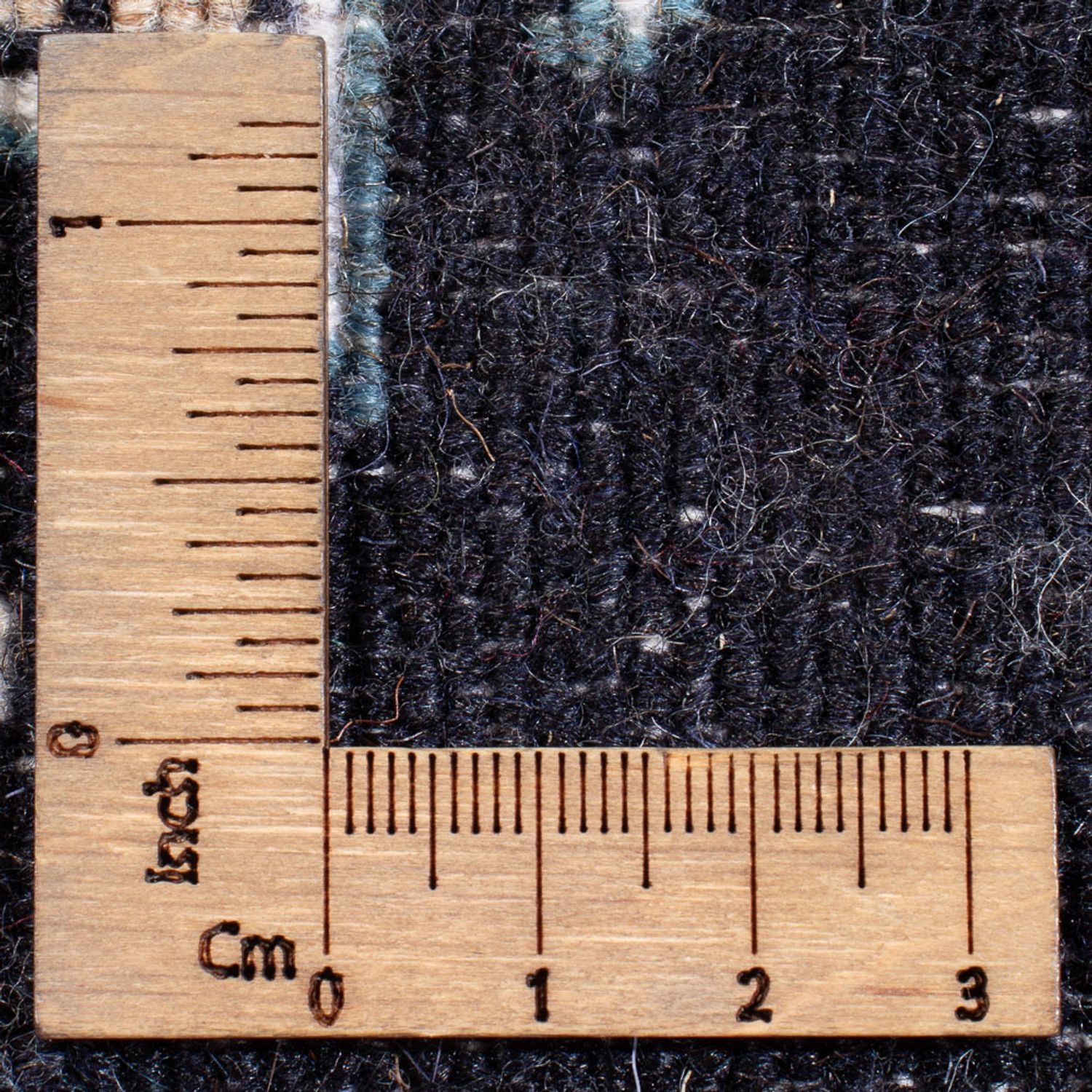 Tapis persan - Nain - Royal - 60 x 40 cm - bleu foncé