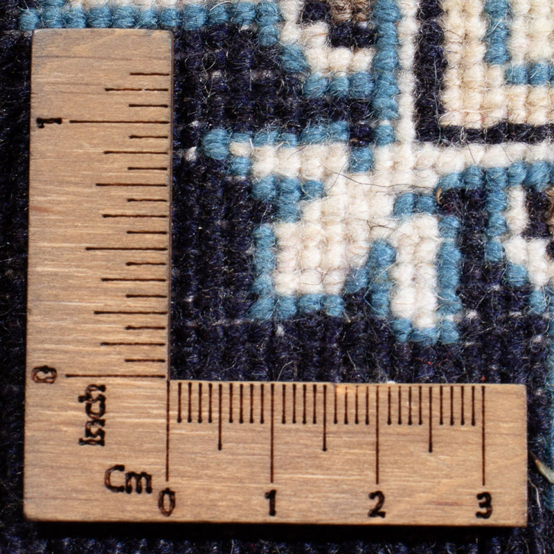 Tapis persan - Nain - Royal - 60 x 40 cm - bleu foncé