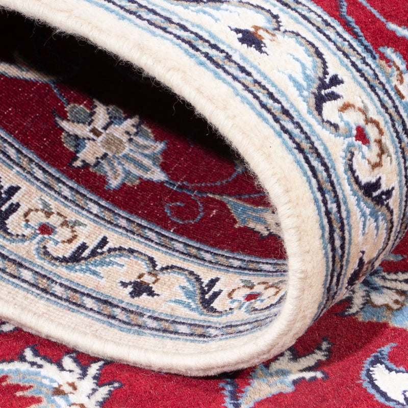 Tapis de couloir Tapis persan - Nain - 290 x 82 cm - rouge
