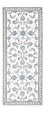 Läufer Perser - Nain - 197 x 78 cm - silber